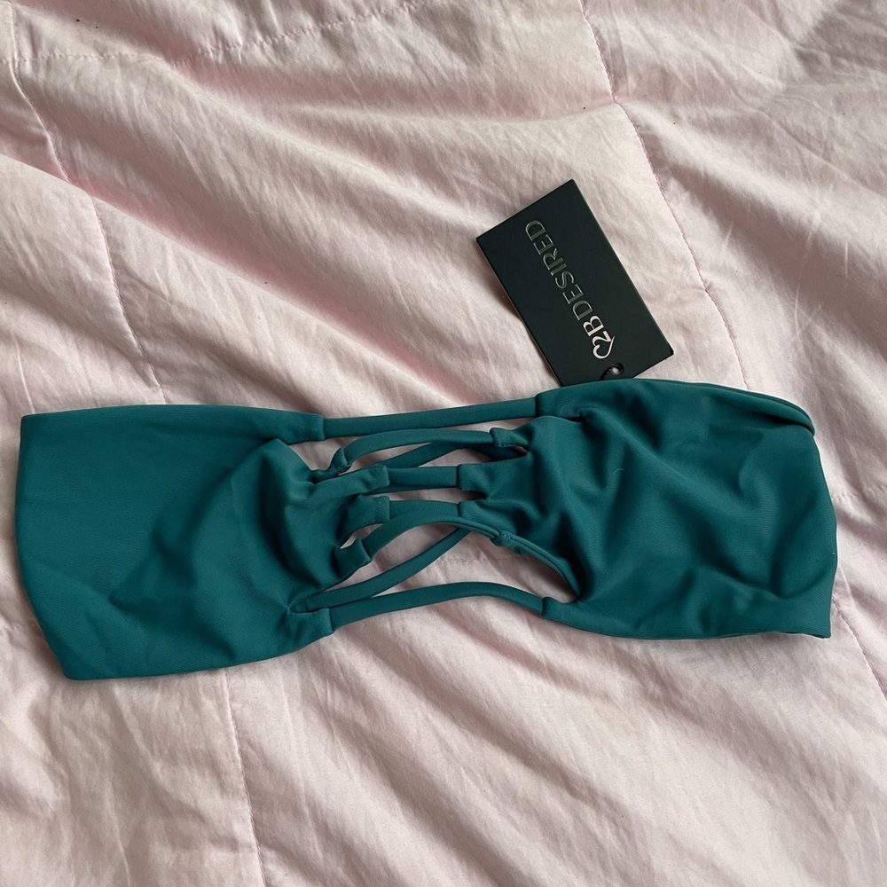 Blue Kenya tube top